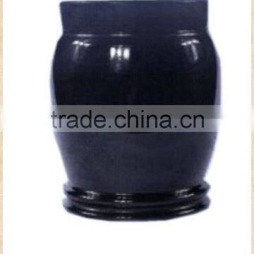 Shanxi black granite funeral urns for cemetery