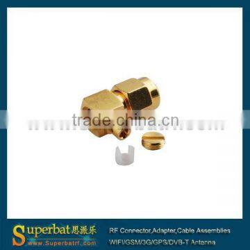 Right Angle RP SMA Connector Solder for Semi-rigid Cable photo-2