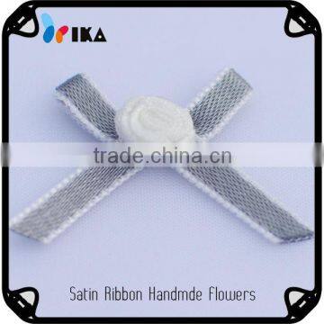 Handmade ribbon flowers,rosette type,hair&underwear accessories chinese supplier