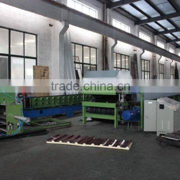 Aluminium Foil & Steel Sheet PU Sandwich Panel Machine