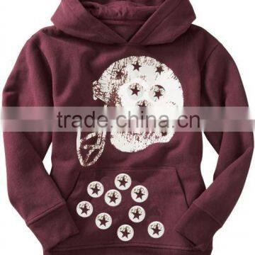 Children long-sleeves fleece hoodies garment