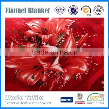 Home textile garments plush blankets by China Supplier