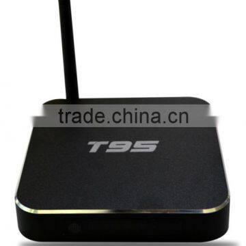 Cloudnetgo Amlogic 905 Chipset Android 5.1 TV box T95 in 1G/2G RAM+8G ROM With Kodi 16.0 4K*2K H.265 decoding TV box Matal Case