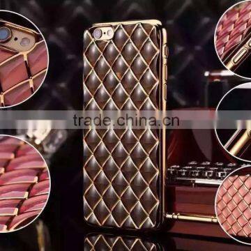 Whole sale Chrome clear TPU case Electroplating Cover for iPhone 6