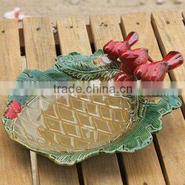 ceramic bird feeder