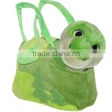 Cute Dinosaur Plush Stuffed Animal Toy With Dino Carrying Bag