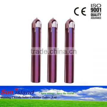 High Efficiency Three Target Purple Golden Solar Vacuum Tube