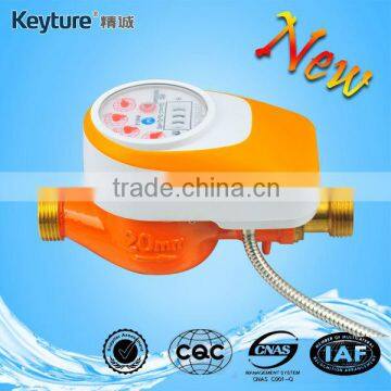 Wired AMR Water Meter With Valve Control(Orange Color)