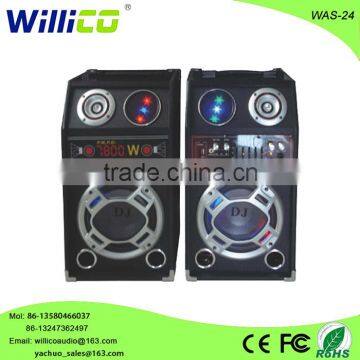 8 inch active stage DJ speaker with light