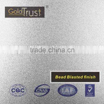 ASTM bead blasting stainless steel sheets