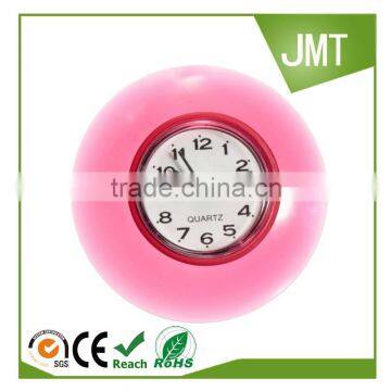 Bathroom Suction Cup Waterproof Wall Clock Resistant Timer