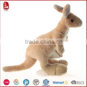 Wholesale Cuddly Toy Plush Kangaroo With Baby Plush Toy photo-3