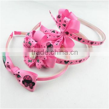 Bright colored hair ornament for thick hair