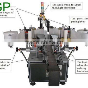 Filling capping and labeling machine