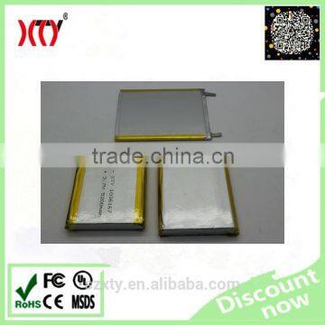 3.7V rechargeable battery cell XTY605085 lipo battery 3000mah