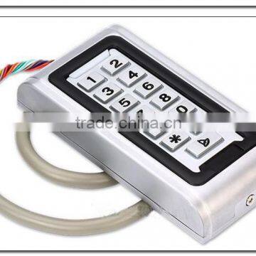 High Quality Metal Case Waterproof Standalone 125khz Access Control Reader Relay Control With Keypad photo-3