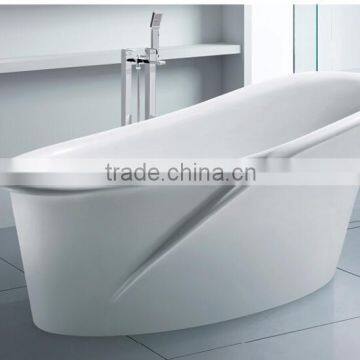 Artificial stone Bathroom freestanding baths , solid surface freestanding bathtubs