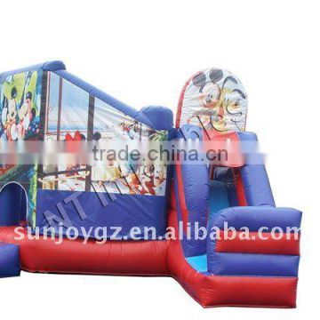 2016 HOT Out Door Michey Inflatable Bouncer ( slide bouncer )