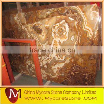 Tiger onyx marble slab