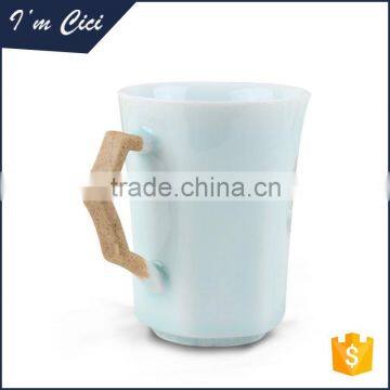 Jingdezhen manufacture white ceramic tea mug CC-C038