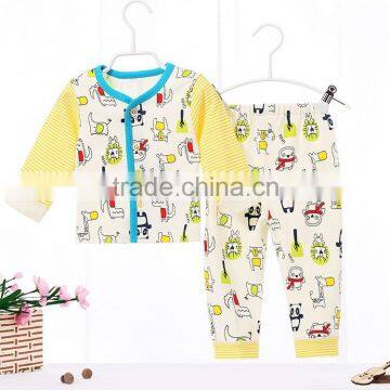 2015 new arrival printed unisex baby sleeping wear