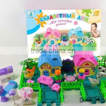 Kids Preschool Pretend Play Toy Castle Set