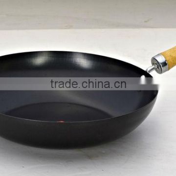 corbon steel non stick cookware chinese wok