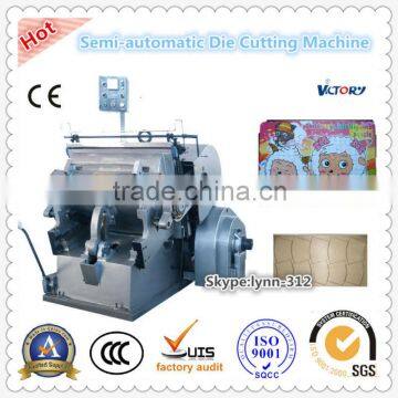 2014 High Quality CE Standard Die Creasing and Cutting Machine,manual die cutting press machine