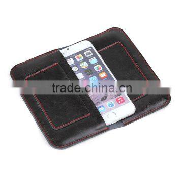 for Apple iPhone 6 4.7 Case Leather Holster Case / Premium Leather Pouch for iPhone 6 Air P-APPIPN6PUCA060