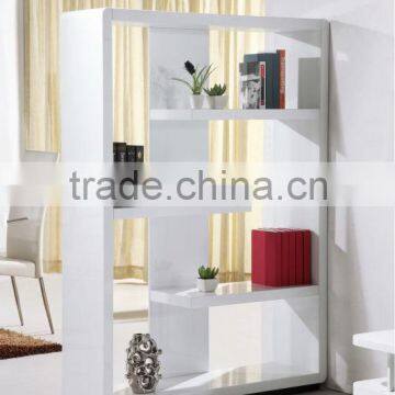 European style modern simple wooden High glossy book shelf