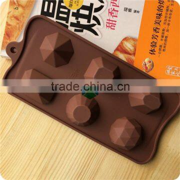 CTBED-224 Cholocate Mold 6 Even Jewel Safe Silicone Cake Mould Not Dyeing Not Fade Silicone Break Apart Chocolate Bar Mold photo-4