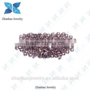 wuzhou wholesale rohodolite small size loose cubic zirconia stone