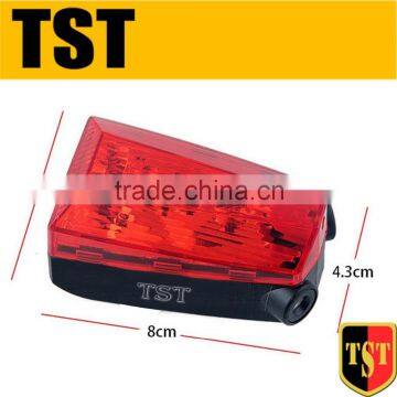 5LED LASER TAIL BIKE LIGHT WITH BICYCLE LOGO photo-2