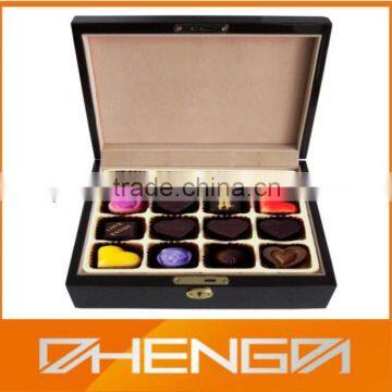 Hot!!! Customized Made-in-China Sweet Valentine's Day Chocolates Gift Wooden Hotsale Box(ZDC13-H001)