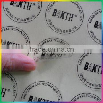 Round Clear PVC Label Sticker With Printing photo-3