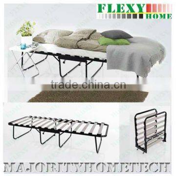 Folding bed for hotel extra bed with wheels for hotel use folding bed