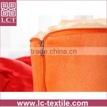 Supply 2 in 1 Foldable Blanket Specially Designed Orange Color Cozy Pillow With Custom Embroidery(LCTP0120) photo-2