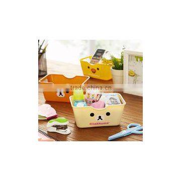 2014 high qualit lovly plastic storage box for goods injection mould