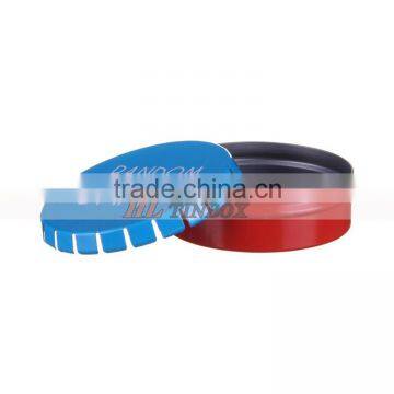 Custom Round Pocket Ashtray Click Clack Tin Can