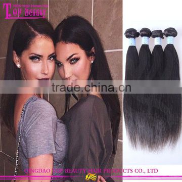 Top Selling Wholesale Qingdao Factory Price Straight Natural Black Hair Extension Human Hair