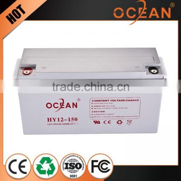 Small diaphanous 12V newest 150ah deep cycle battery 12v