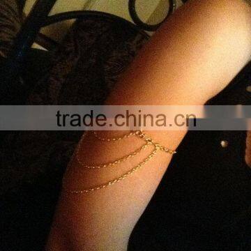 Fashion Macrame Gold New Arm Chain photo-4
