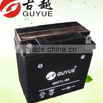 lead acid 12v maintenance free battery for motorcycle