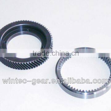 Customized internal ring gear and external ring gear for flywheel