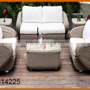 Popular Garden Round Rattan Sofa Set Outdoor Modern Sofa Furniture