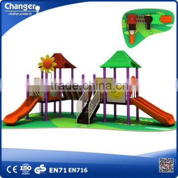 2015 outdoor playground sets children amusement park children climbing wall children house