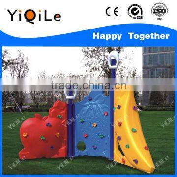 2015 Hot Sale Plastic Kids Indoor and Outdoor Rock Climbing Wall