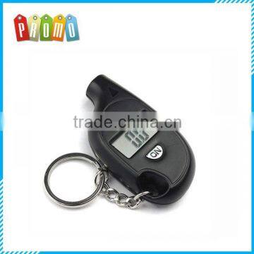 Mini ABS digital tire pressure gauge keychain