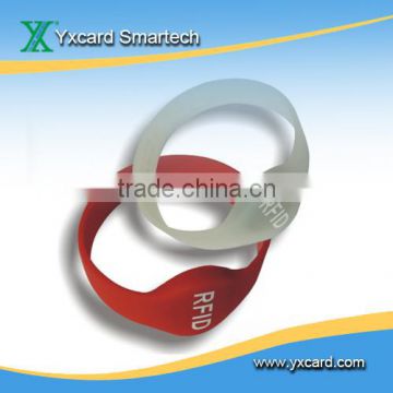 Waterproof nfc rubber wristbands