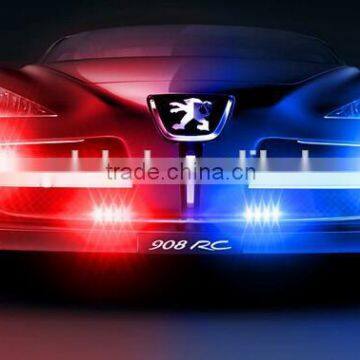 4*4LED Daytime Running Flash Light Firemen Police Truck Flash Light Wireless Remote Control Car Net Warning Emergency Light photo-5